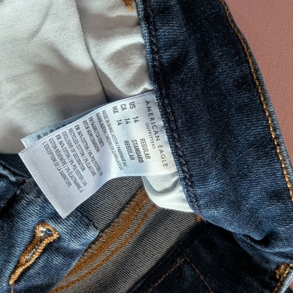 American Eagle Outfitters Women's Blue Jeans - Picture 6 of 7